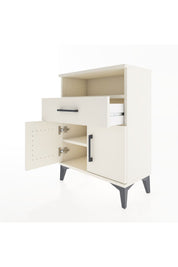 Arges Komodin Tek Raflı 2 Çekmeceli 2 Kapaklı 60x30x80 Aytaşı-Aytaşı