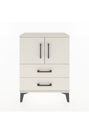 Arges Komodin Tek Raflı Tek Çekmeceli 2 Kapaklı 60x30x80 Aytaşı-Aytaşı