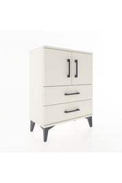 Arges Komodin Tek Raflı Tek Çekmeceli 2 Kapaklı 60x30x80 Aytaşı-Aytaşı