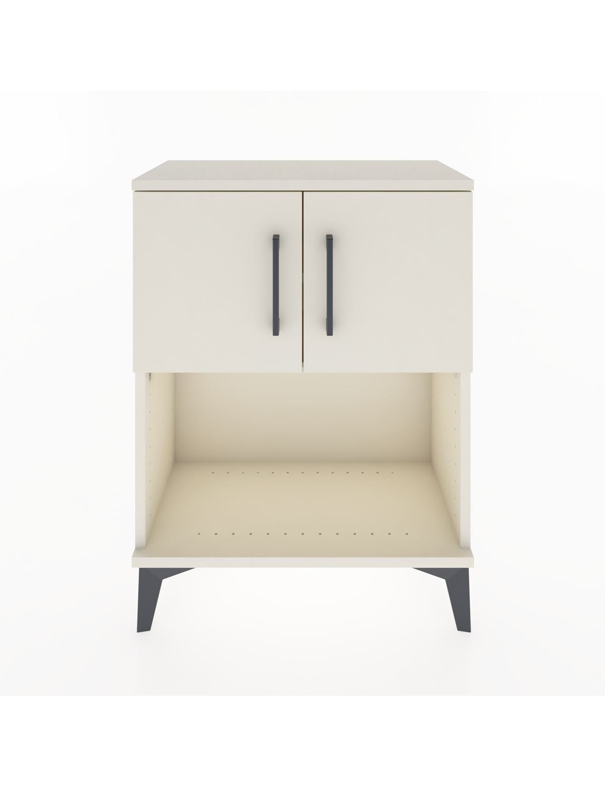 Arges Komodin 2 Raflı 2 Çekmeceli 2 Kapaklı 60x30x80 Aytaşı-Aytaşı