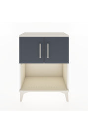 Arges Komodin 2 Raflı 2 Çekmeceli 2 Kapaklı 60x30x80 Aytaşı-Antrasit