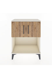 Arges Komodin 2 Raflı 2 Çekmeceli 2 Kapaklı 60x30x80 Aytaşı-Çam