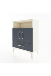 Arges Komodin 2 Raflı 2 Kapaklı 60x30x80 Aytaşı-Antrasit