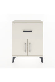 Arges Komodin 3 Raflı Tek Çekmeceli 2 Kapaklı 60x30x80 Aytaşı-Aytaşı