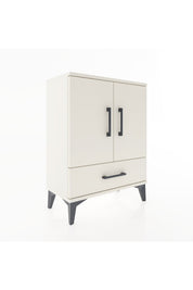 Arges Komodin 2 Raflı Tek Çekmeceli 2 Kapaklı 60x30x80 Aytaşı-Aytaşı