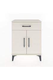 Arges Komodin 2 Raflı Tek Çekmeceli Tek Kapaklı 60x30x80 Aytaşı-Aytaşı