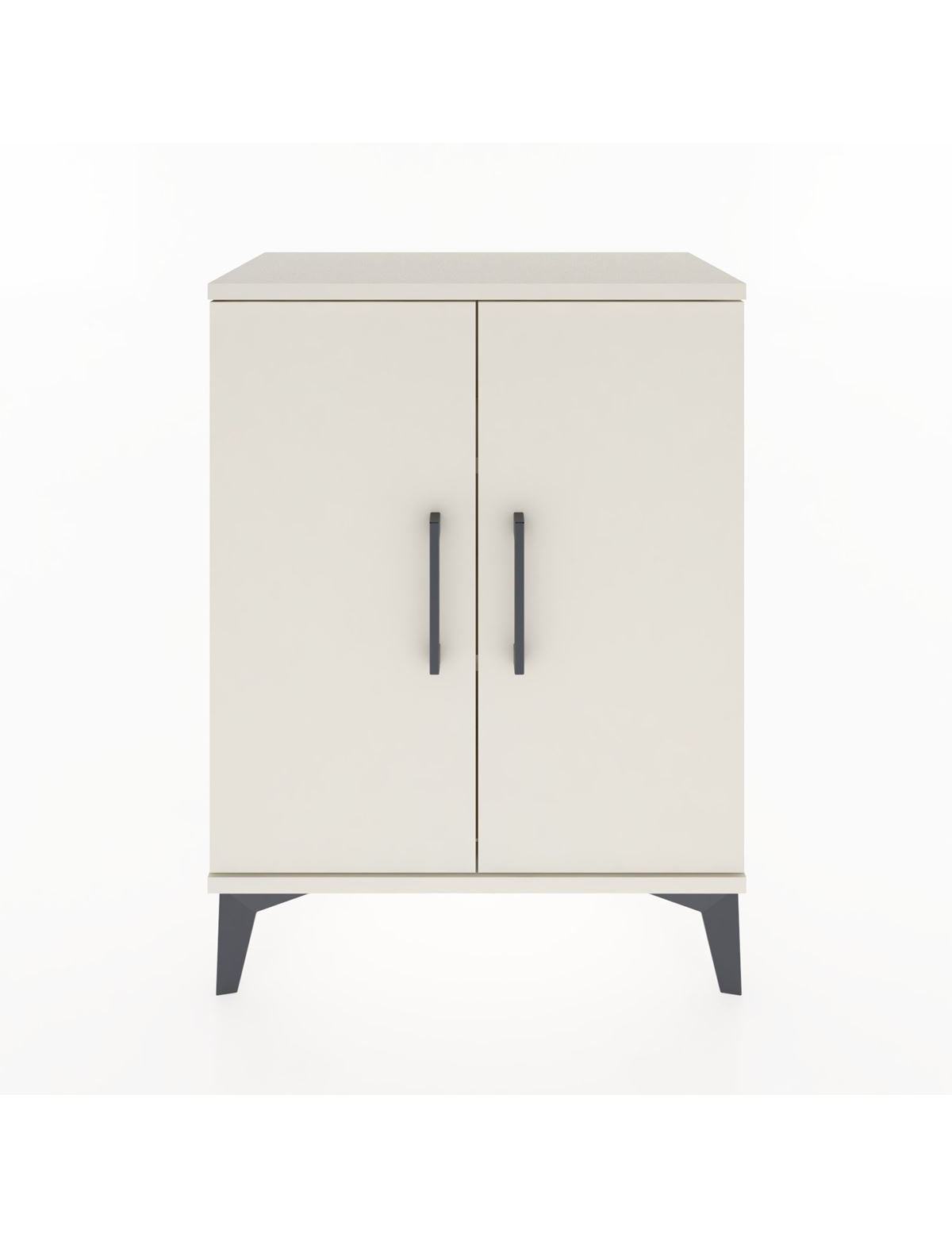 Arges Komodin Tek Raflı Tek Çekmeceli 2 Kapaklı 60x30x80 Aytaşı-Aytaşı