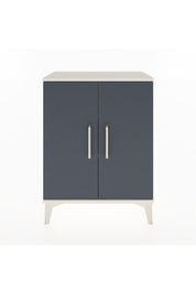 Arges Komodin Tek Raflı Tek Çekmeceli 2 Kapaklı 60x30x80 Aytaşı-Antrasit