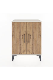 Arges Komodin Tek Raflı Tek Çekmeceli 2 Kapaklı 60x30x80 Aytaşı-Çam
