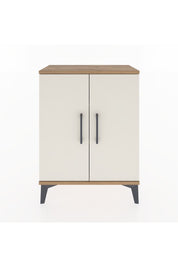 Arges Komodin Tek Raflı Tek Çekmeceli 2 Kapaklı 60x30x80 Çam-Aytaşı