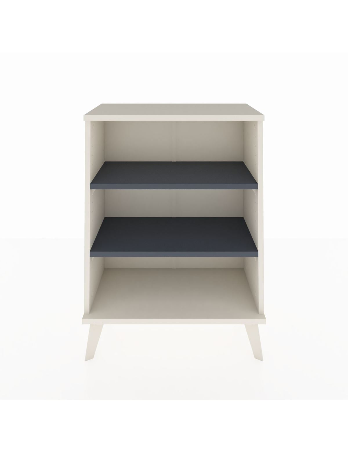 Arges Komodin 2 Raflı 2 Kapaklı 60x30x80 Aytaşı-Antrasit