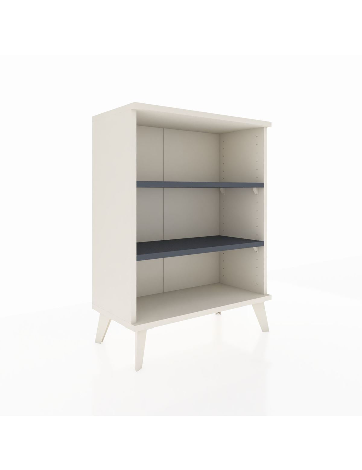 Arges Komodin 2 Raflı 2 Kapaklı 60x30x80 Aytaşı-Antrasit