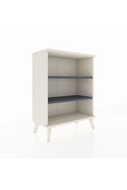 Arges Komodin 2 Raflı 2 Kapaklı 60x30x80 Aytaşı-Antrasit