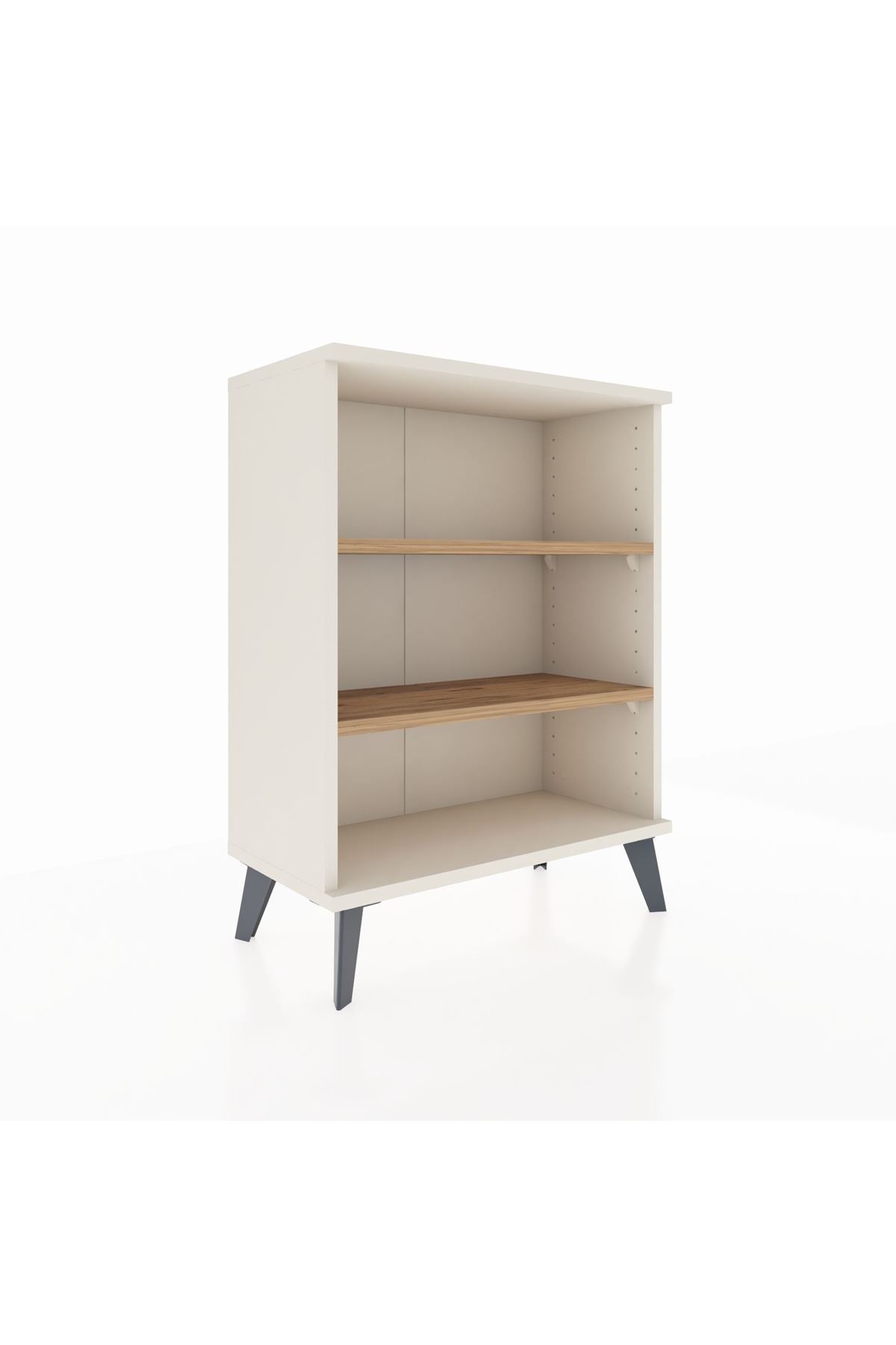 Arges Komodin 2 Raflı 2 Kapaklı 60x30x80 Aytaşı-Çam