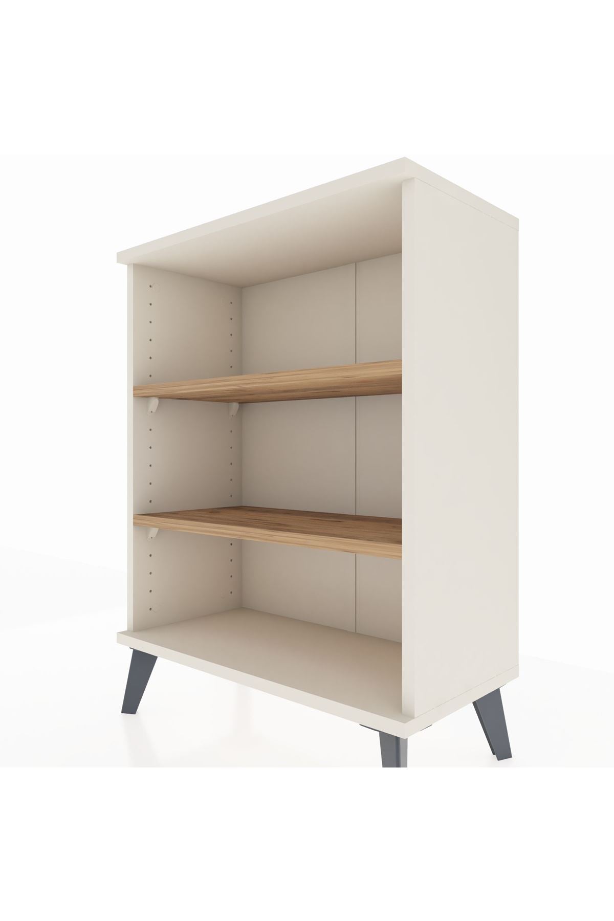 Arges Komodin 2 Raflı 2 Kapaklı 60x30x80 Aytaşı-Çam