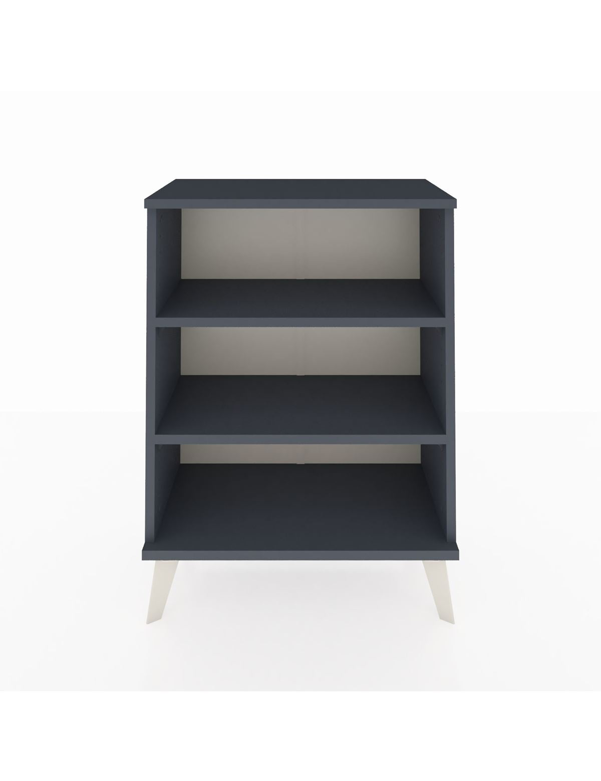 Arges Komodin 2 Raflı 2 Kapaklı 60x30x80 Antrasit-Antrasit