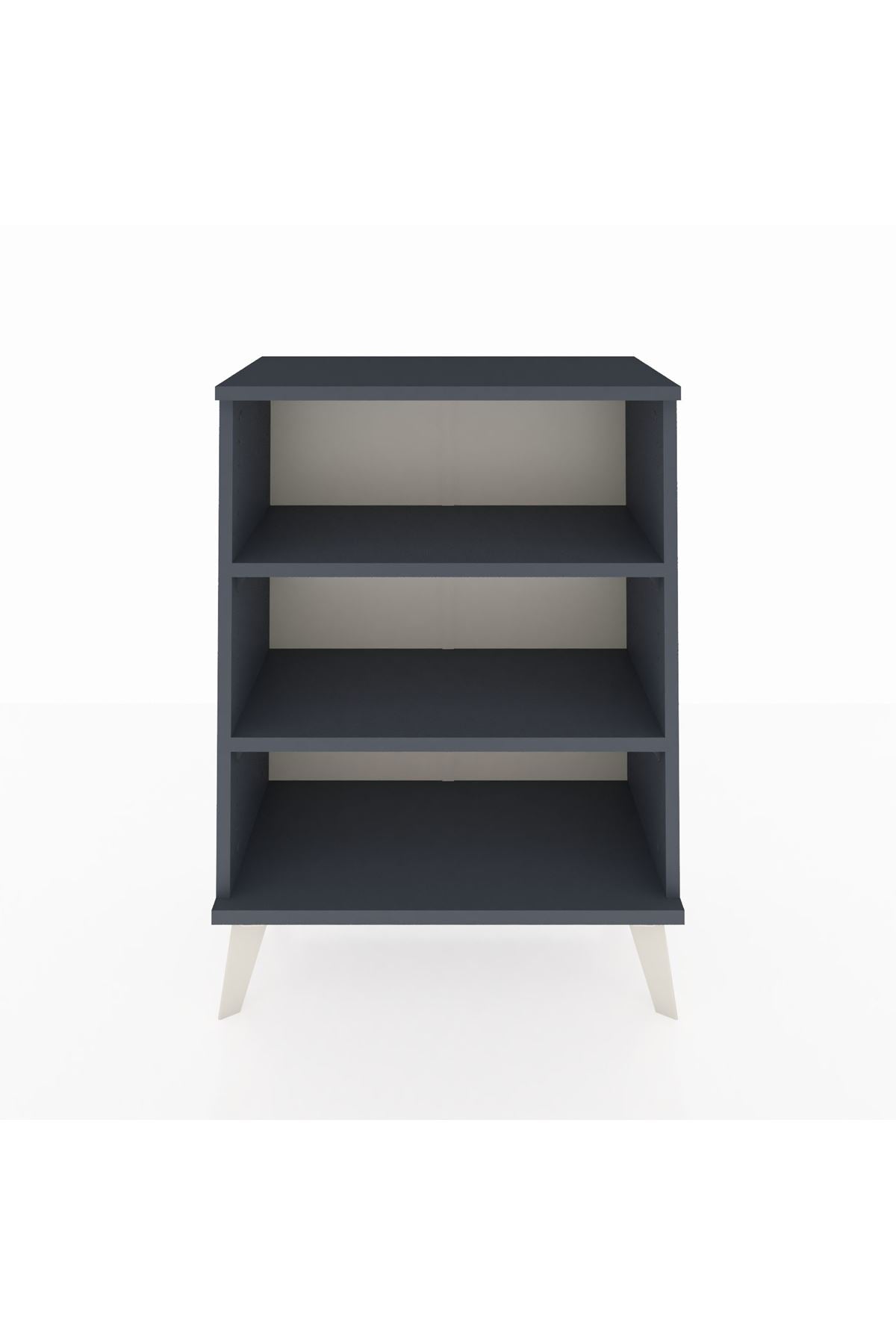 Arges Komodin 2 Raflı 2 Kapaklı 60x30x80 Antrasit-Antrasit