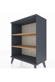 Arges Komodin 2 Raflı 2 Kapaklı 60x30x80 Antrasit-Çam