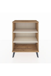 Arges Komodin 2 Raflı 2 Kapaklı 60x30x80 Çam-Aytaşı