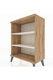 Arges Komodin 2 Raflı 2 Kapaklı 60x30x80 Çam-Aytaşı