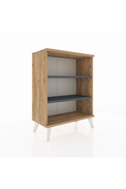 Arges Komodin 2 Raflı 2 Kapaklı 60x30x80 Çam-Antrasit