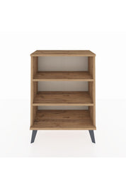 Arges Komodin 2 Raflı 2 Kapaklı 60x30x80 Çam-Çam