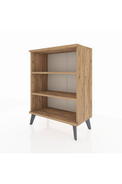 Arges Komodin 2 Raflı 2 Kapaklı 60x30x80 Çam-Çam