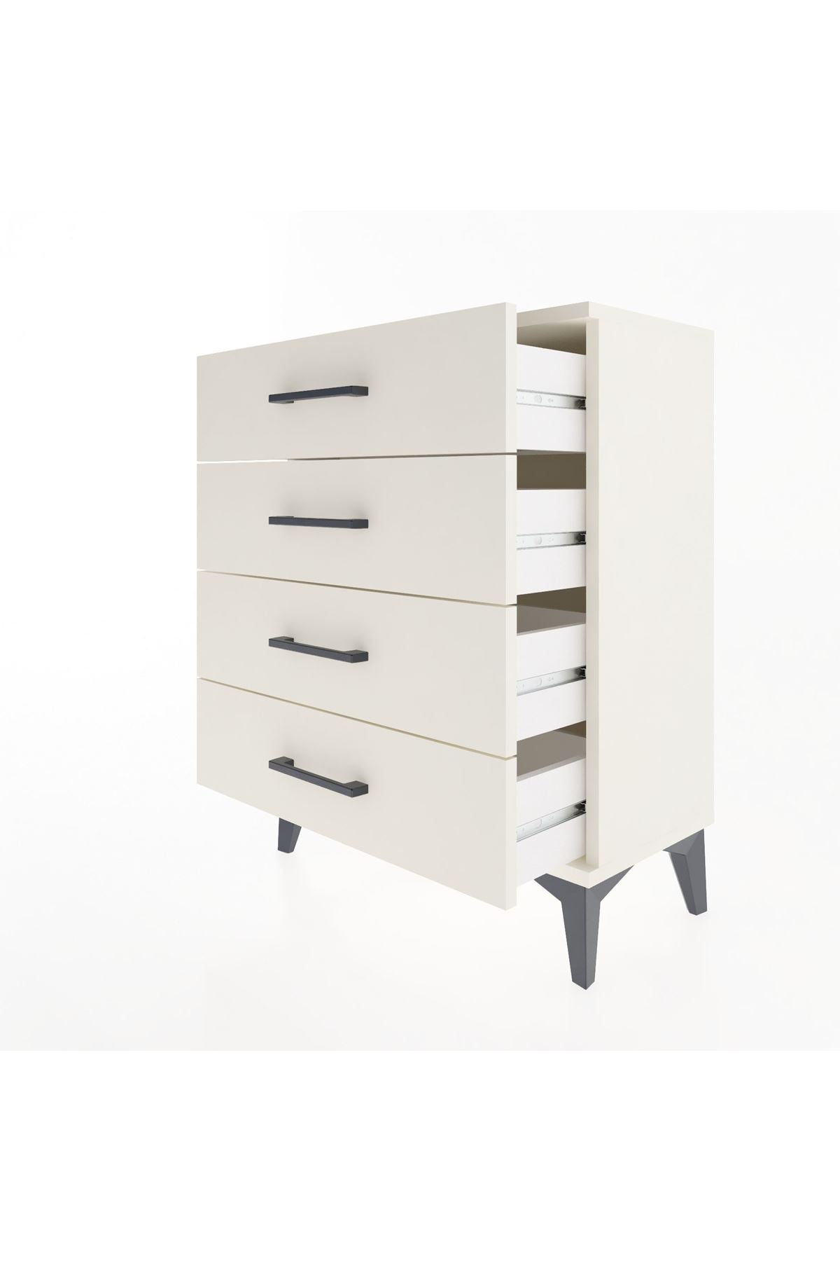 Arges Komodin 2 Raflı 60x30x80 Aytaşı-Aytaşı