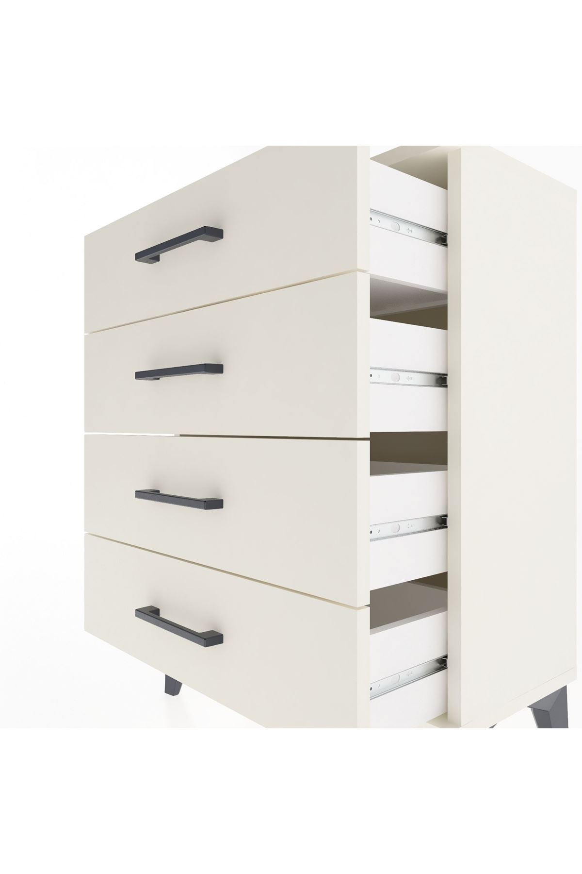 Arges Komodin 2 Raflı 60x30x80 Aytaşı-Aytaşı