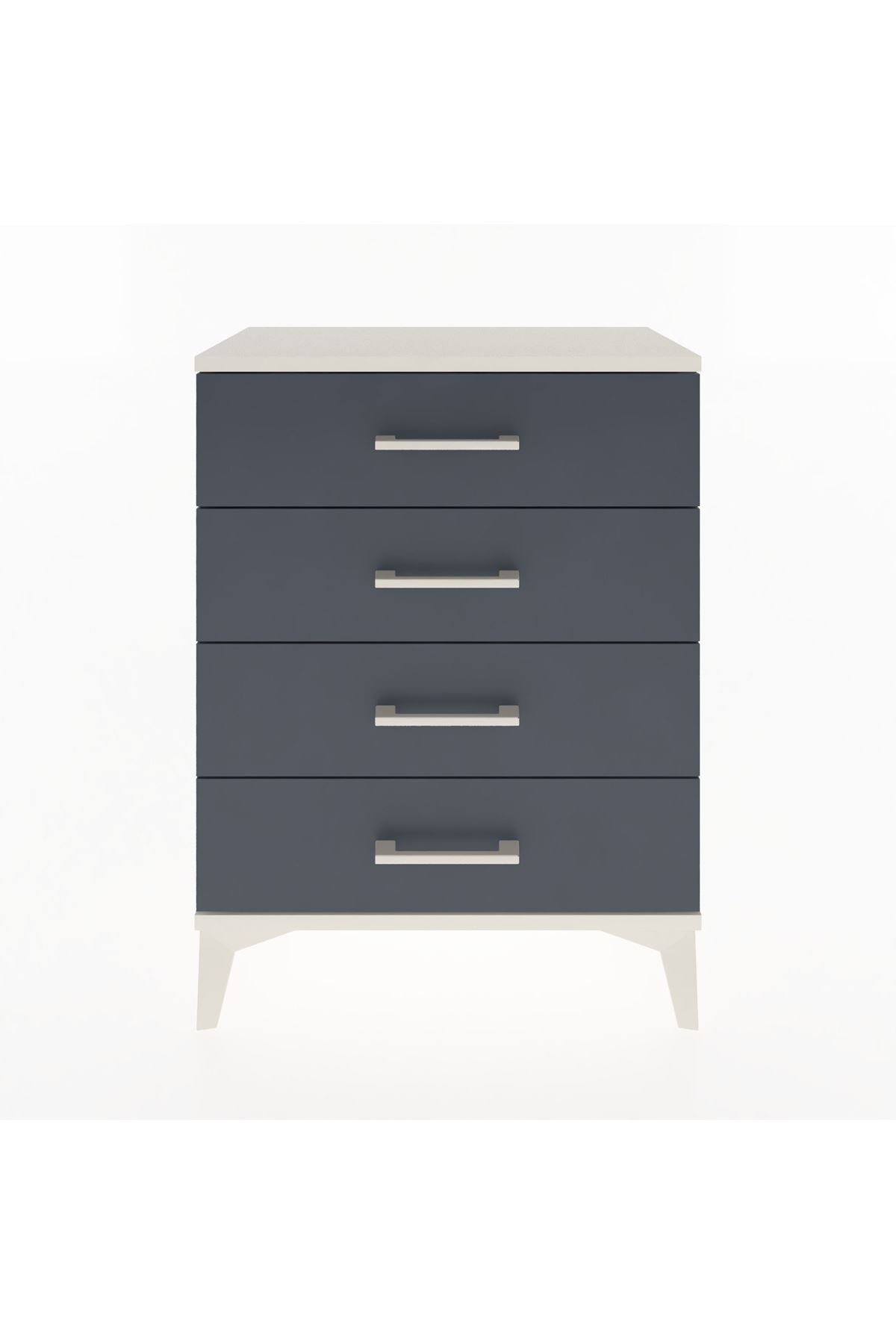 Arges Komodin 2 Raflı 60x30x80 Aytaşı-Antrasit