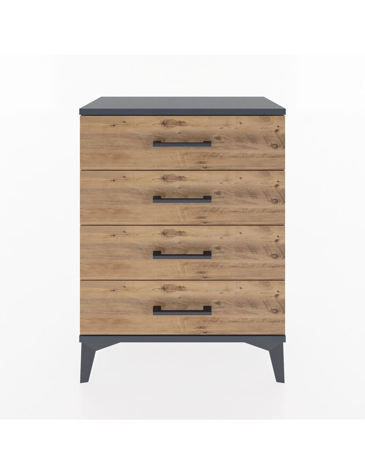 Arges Komodin 2 Raflı 60x30x80 Antrasit-Çam