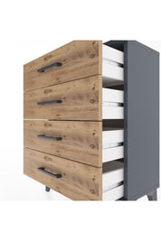 Arges Komodin 2 Raflı 60x30x80 Antrasit-Çam