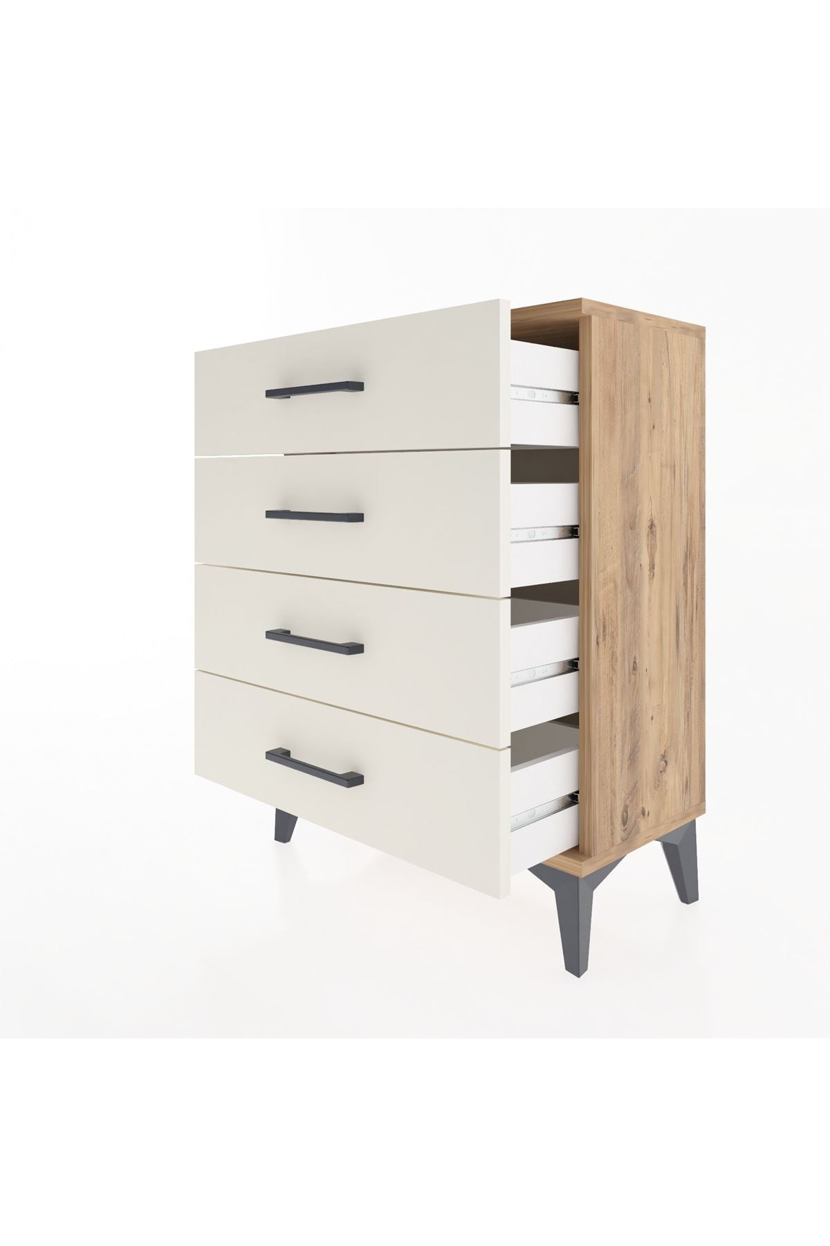 Arges Komodin 2 Raflı 60x30x80 Çam-Aytaşı