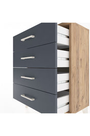 Arges Komodin 2 Raflı 60x30x80 Çam-Antrasit