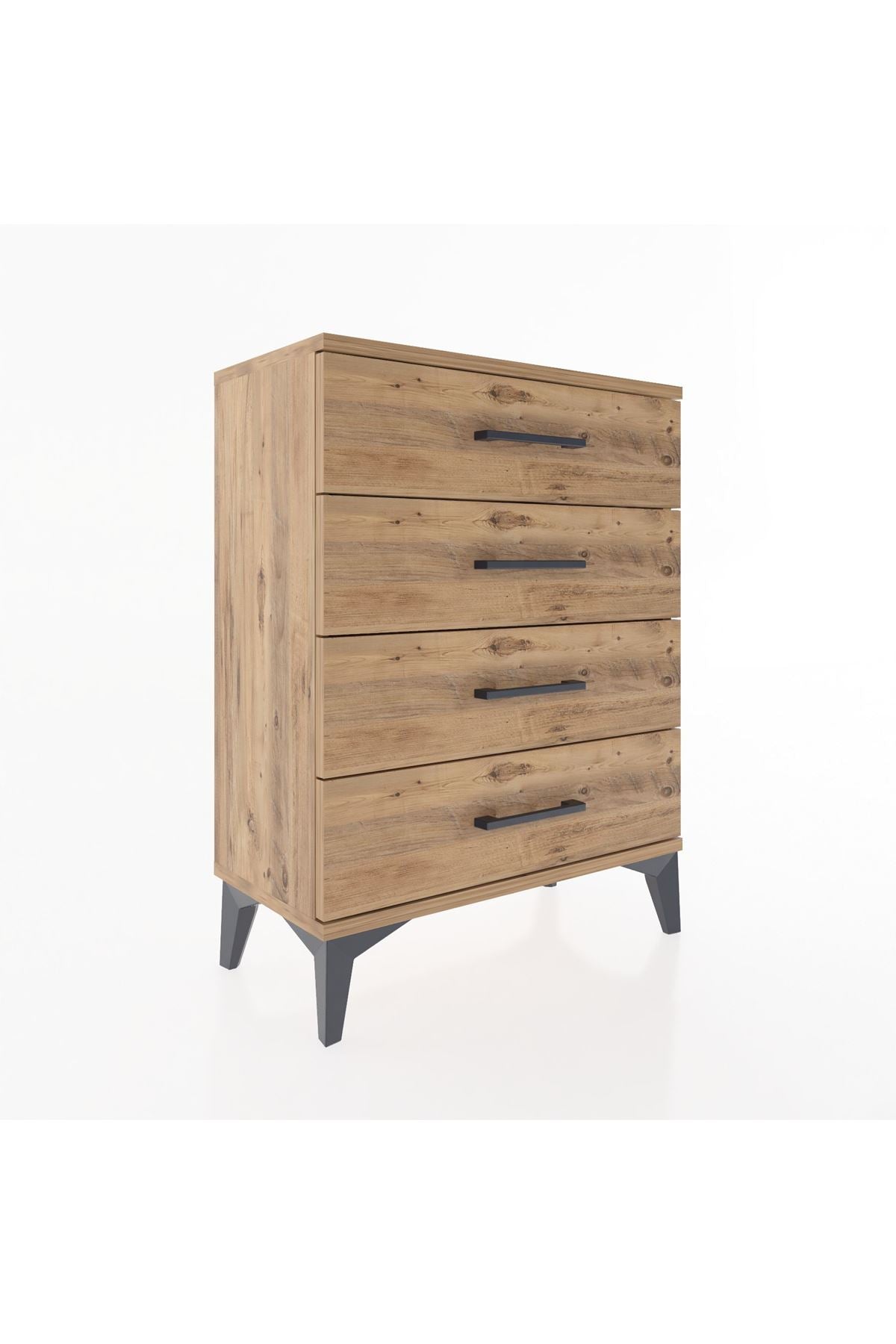 Arges Komodin 2 Raflı 60x30x80 Çam-Çam