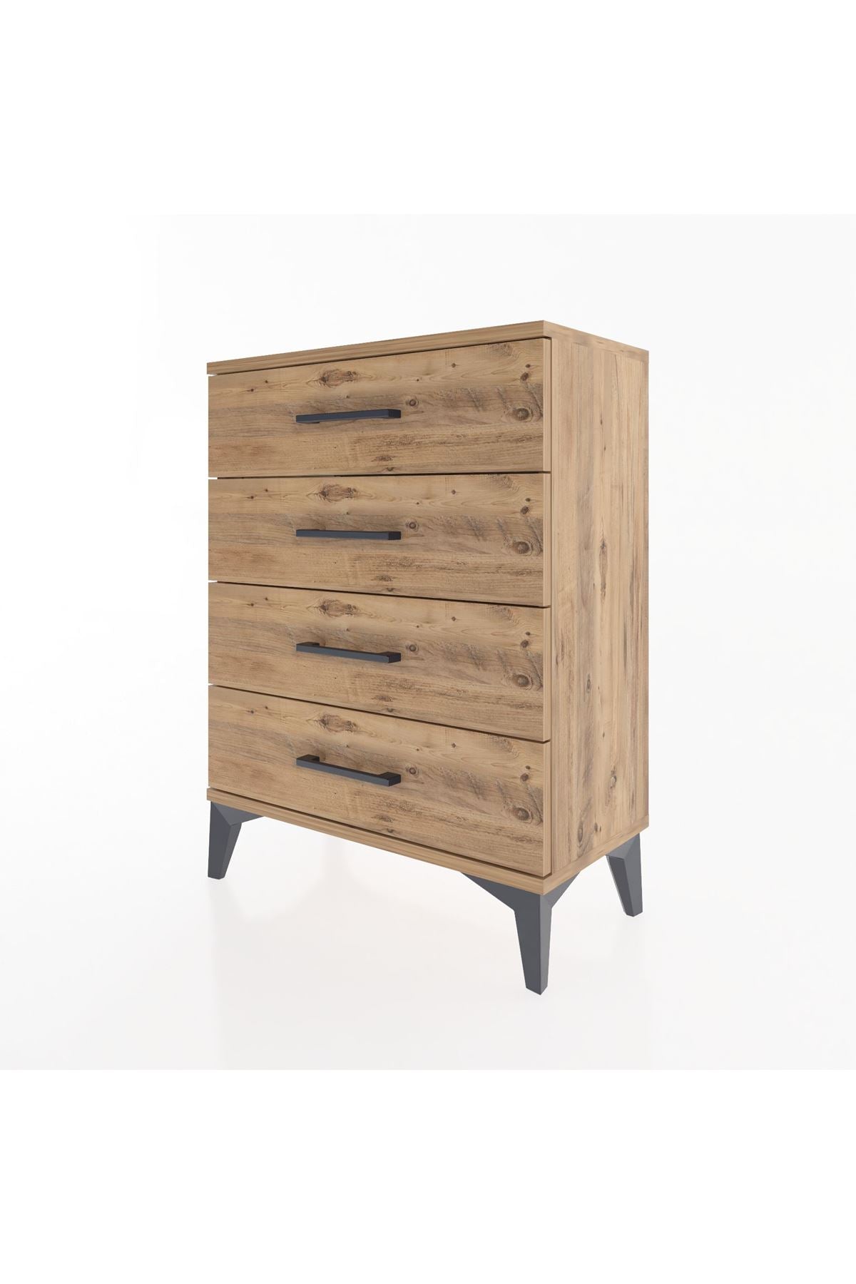 Arges Komodin 2 Raflı 60x30x80 Çam-Çam