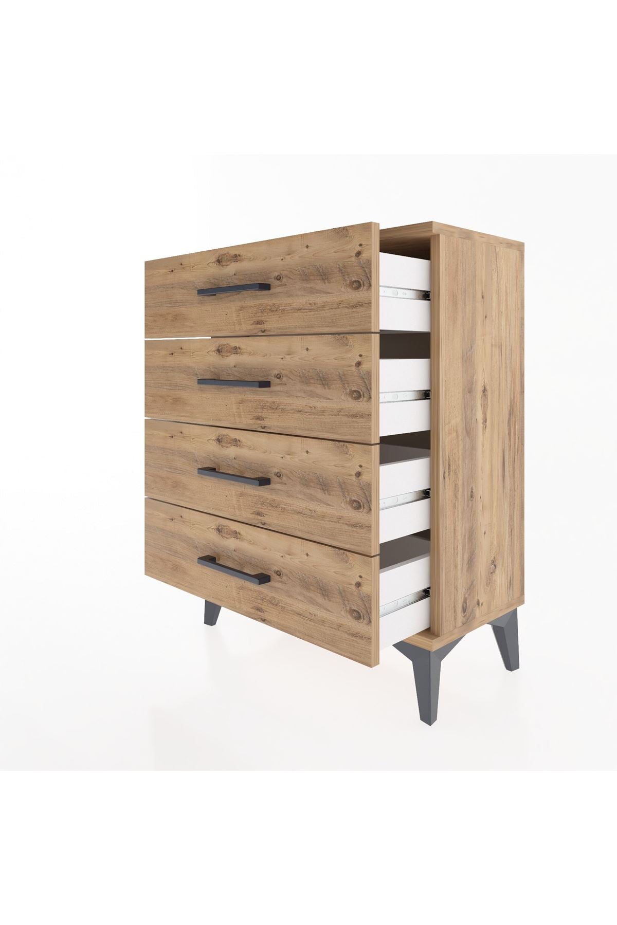 Arges Komodin 2 Raflı 60x30x80 Çam-Çam