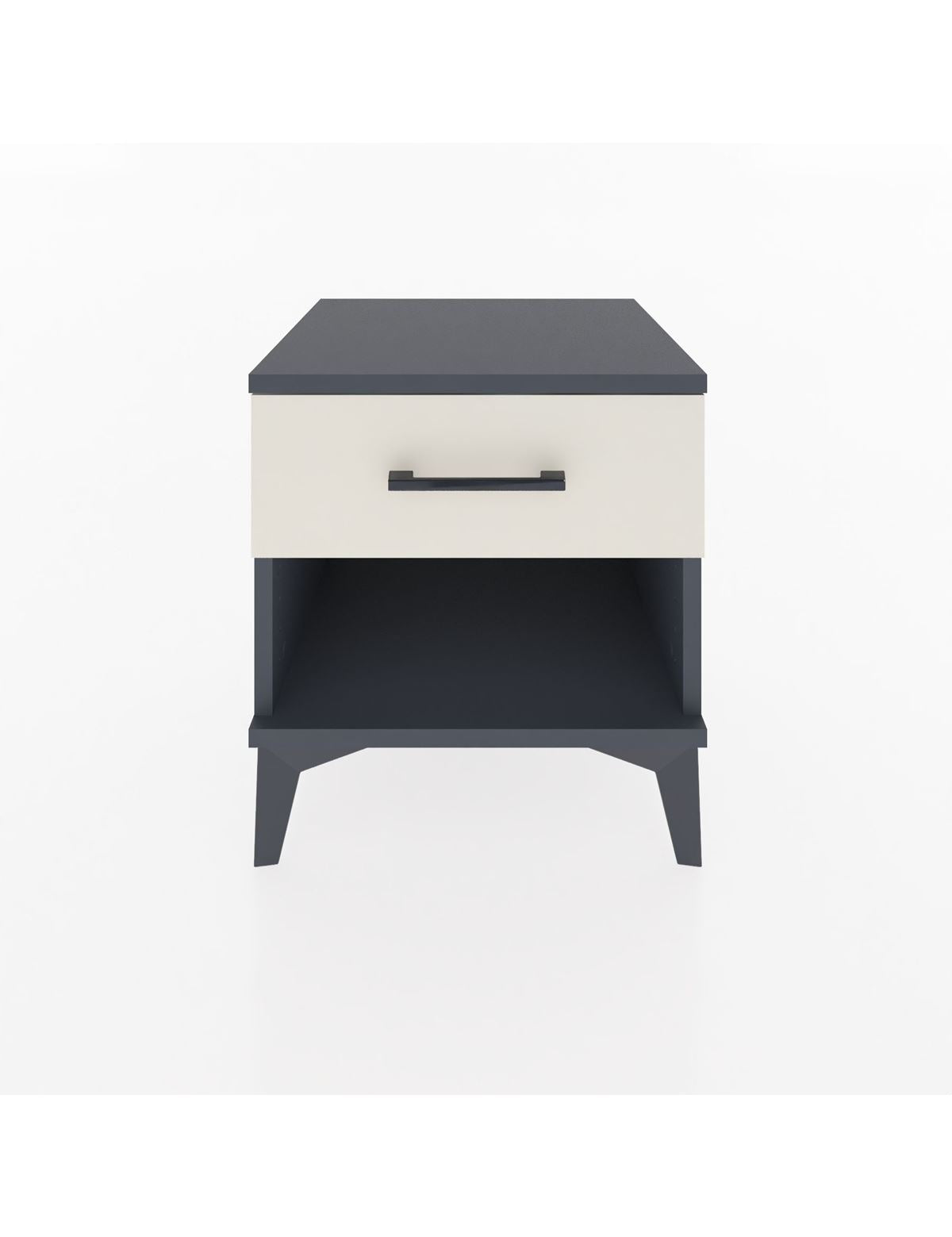 Hyperion Komodin Tek Çekmeceli 44x44x48 Antrasit-Aytaşı