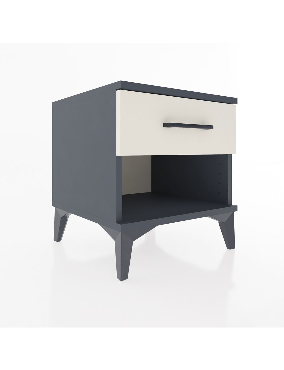 Hyperion Komodin Tek Çekmeceli 44x44x48 Antrasit-Aytaşı