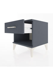 Hyperion Komodin Tek Çekmeceli 44x44x48 Antrasit-Antrasit