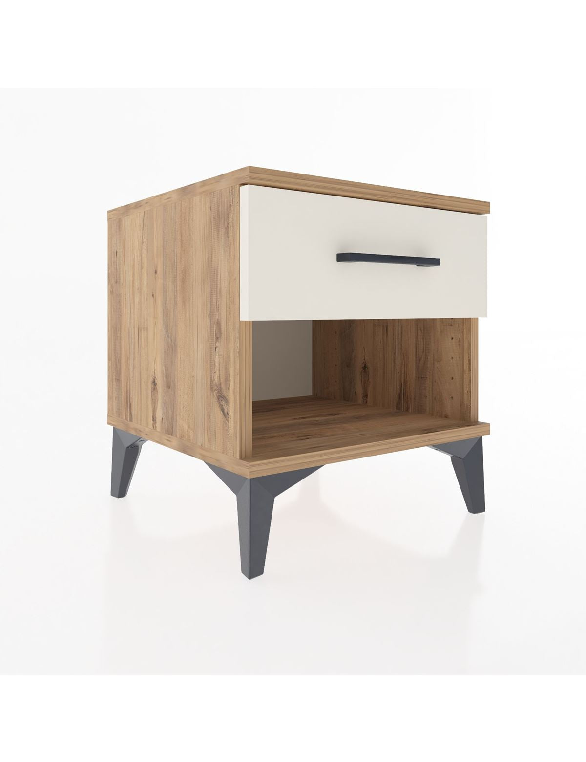 Hyperion Komodin Tek Çekmeceli 44x44x48 Çam-Aytaşı