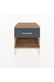 Hyperion Komodin Tek Çekmeceli 44x44x48 Çam-Antrasit