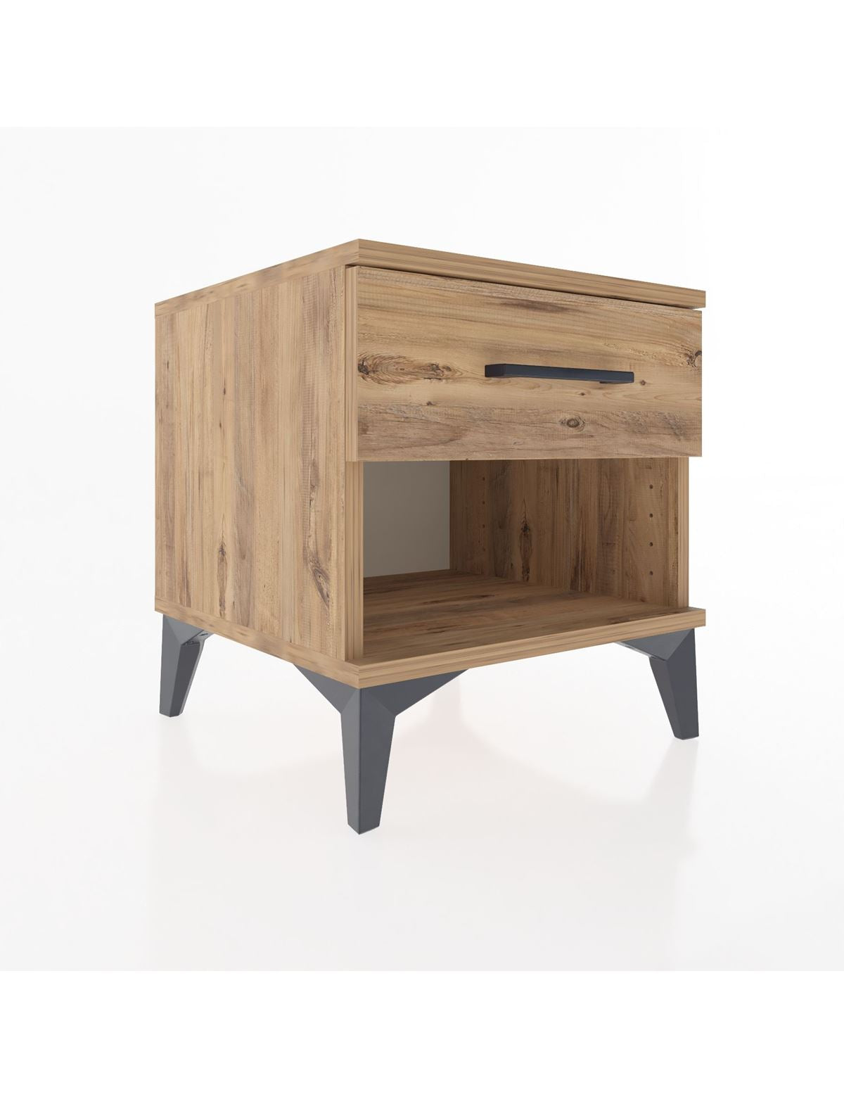 Hyperion Komodin Tek Çekmeceli 44x44x48 Çam-Çam