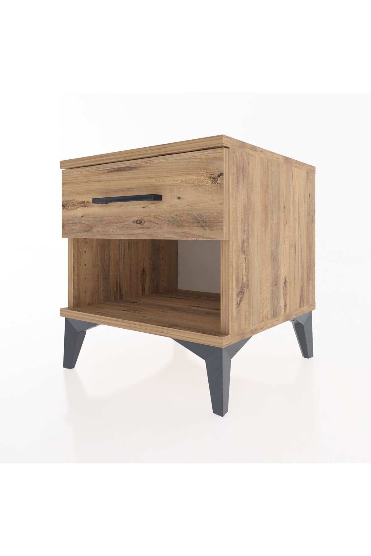 Hyperion Komodin Tek Çekmeceli 44x44x48 Çam-Çam