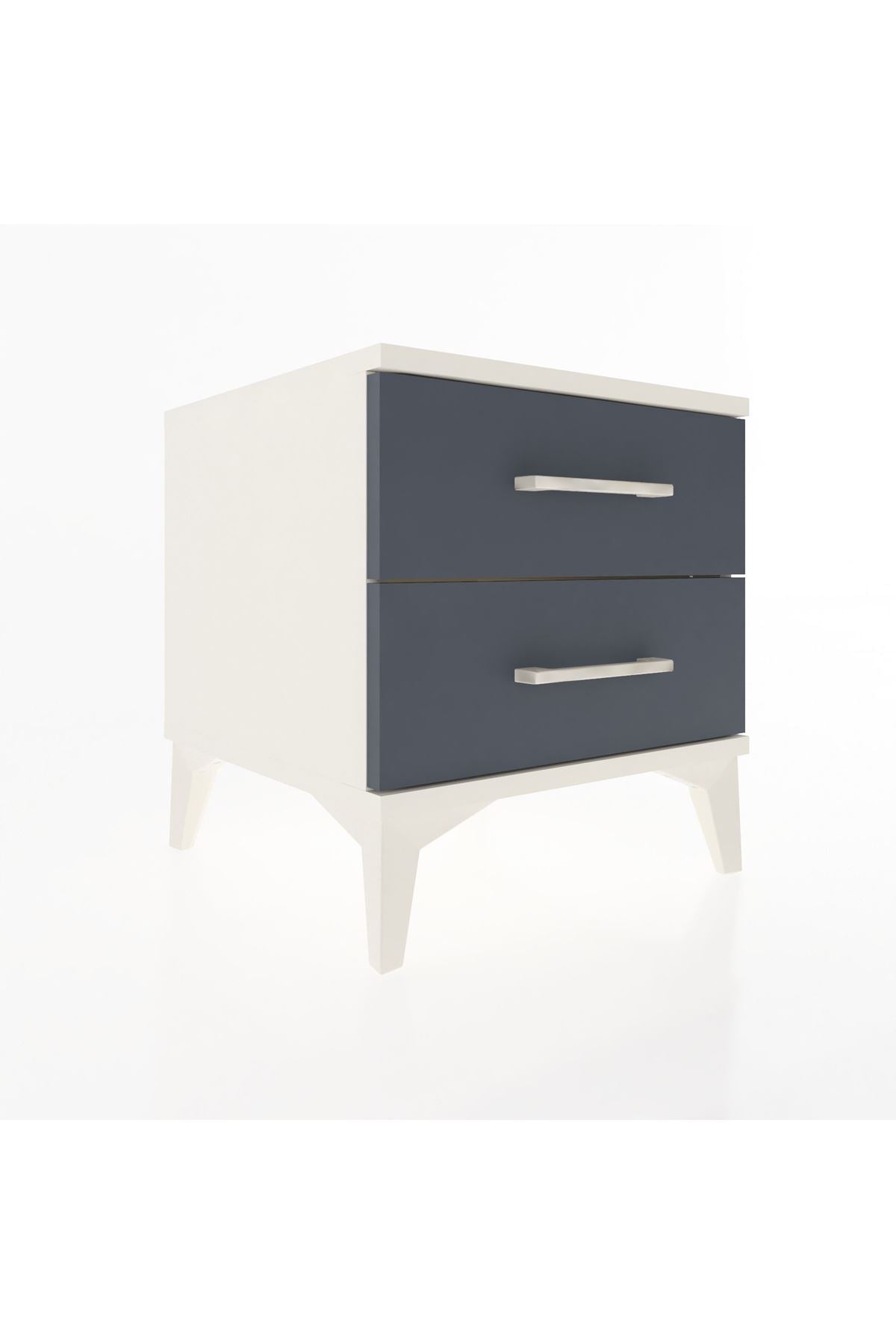 Hyperion Komodin 2 Çekmeceli 44x44x48 Aytaşı-Antrasit