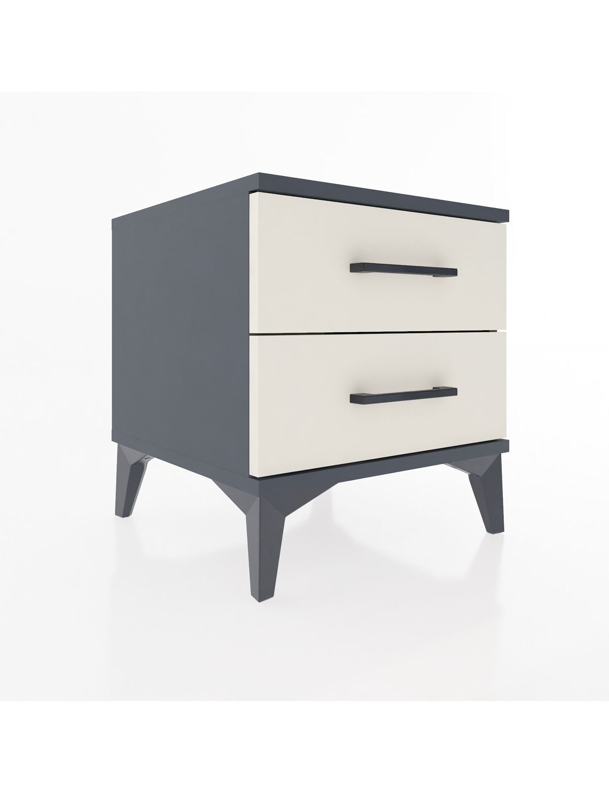 Hyperion Komodin 2 Çekmeceli 44x44x48 Antrasit-Aytaşı