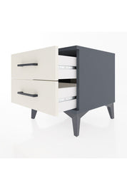 Hyperion Komodin 2 Çekmeceli 44x44x48 Antrasit-Aytaşı