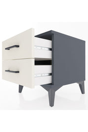 Hyperion Komodin 2 Çekmeceli 44x44x48 Antrasit-Aytaşı