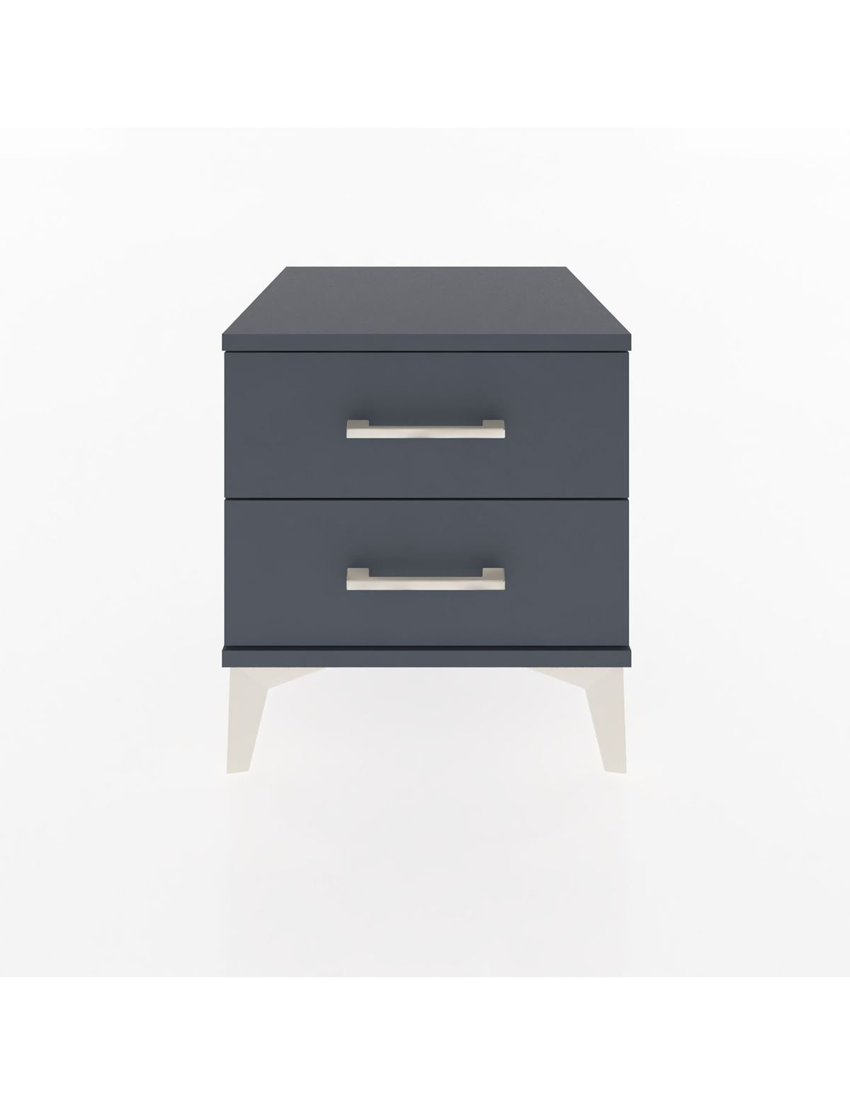 Hyperion Komodin 2 Çekmeceli 44x44x48 Antrasit-Antrasit