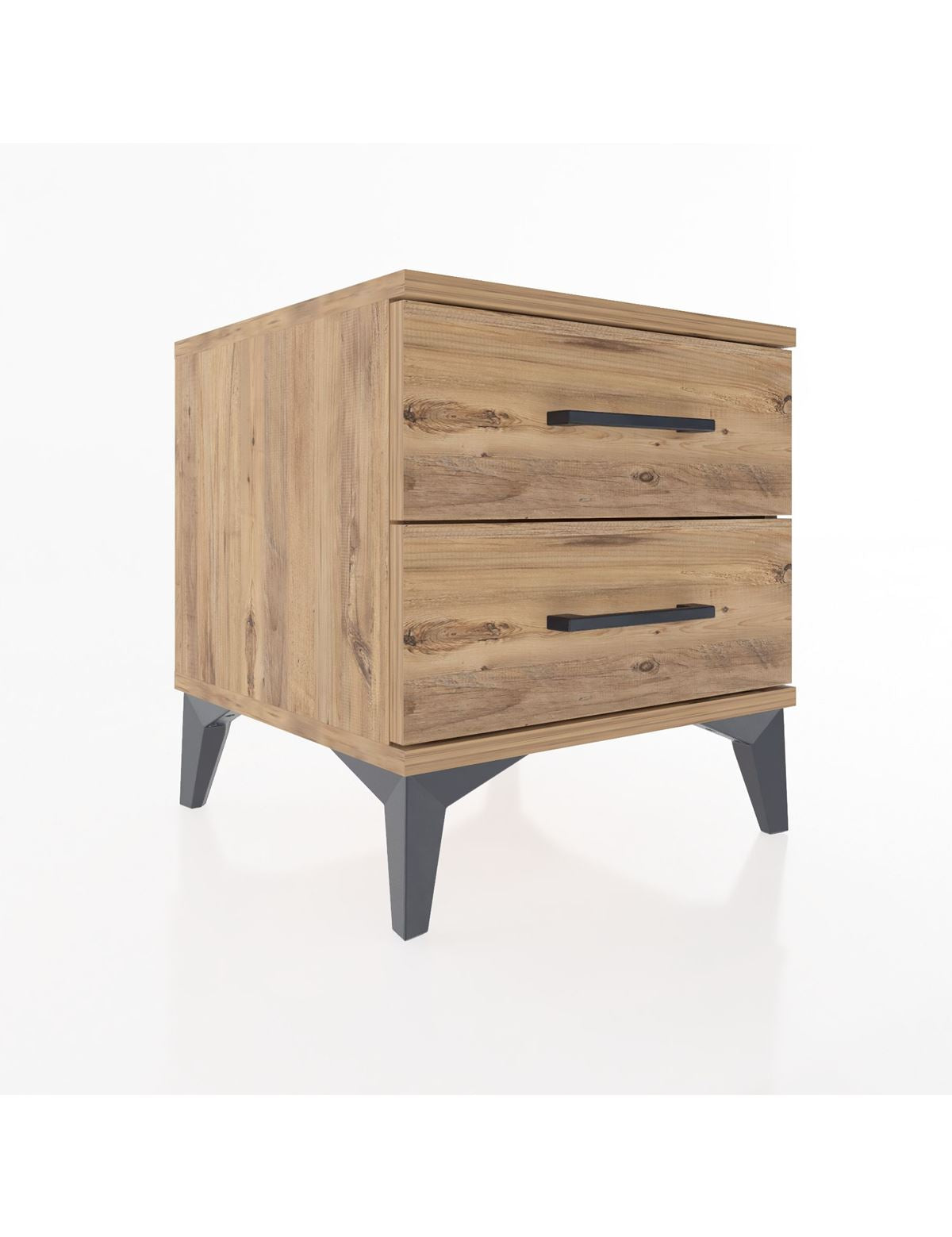 Hyperion Komodin 2 Çekmeceli 44x44x48 Çam-Çam